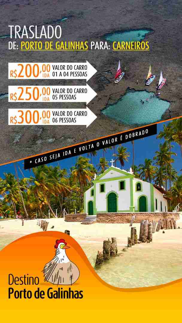 Transfer Porto de Galinhas Carneiros