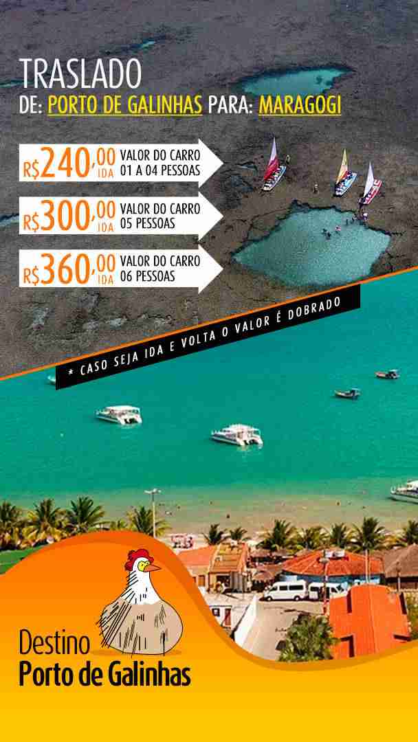 Transfer Porto de Galinhas Maragogi