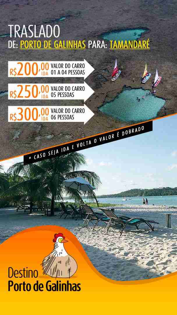 Transfer Porto de Galinhas Tamandaré