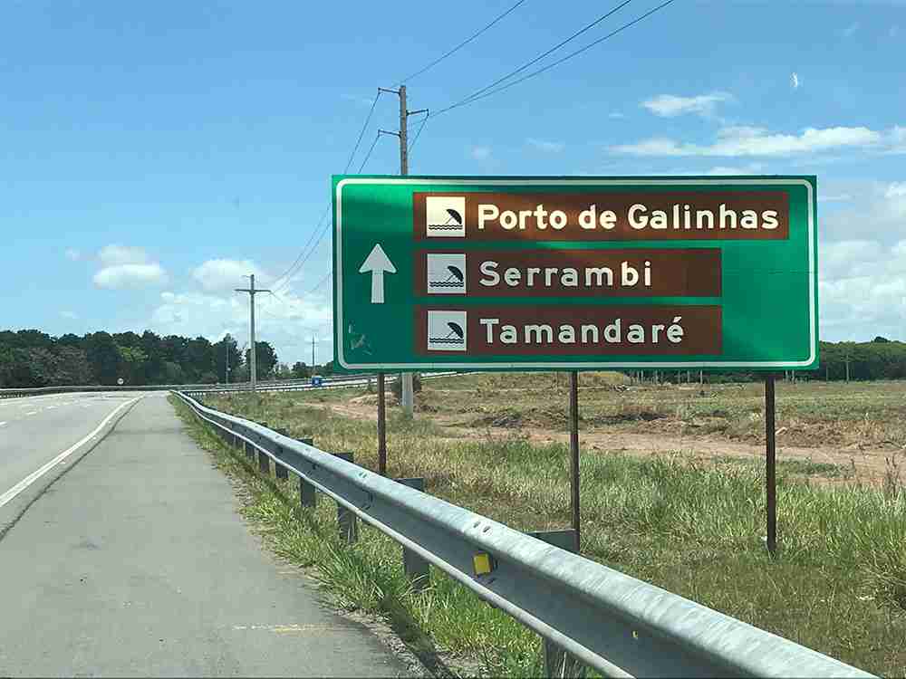 Estrada Porto de Galinhas