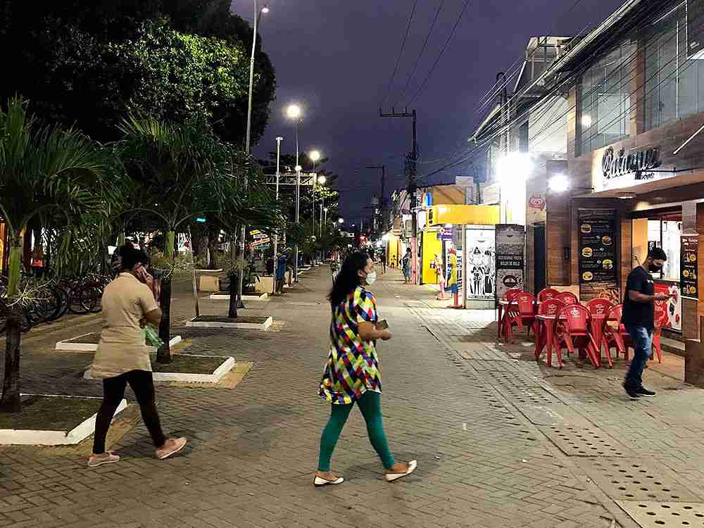 Noite em Porto de Galinhas