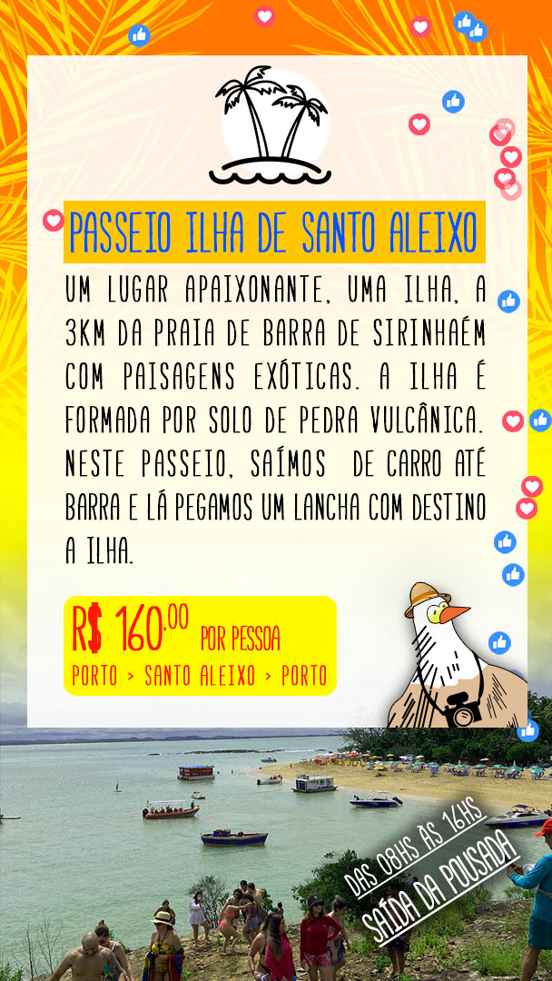 Passeio Ilha de Santo Aleixo
