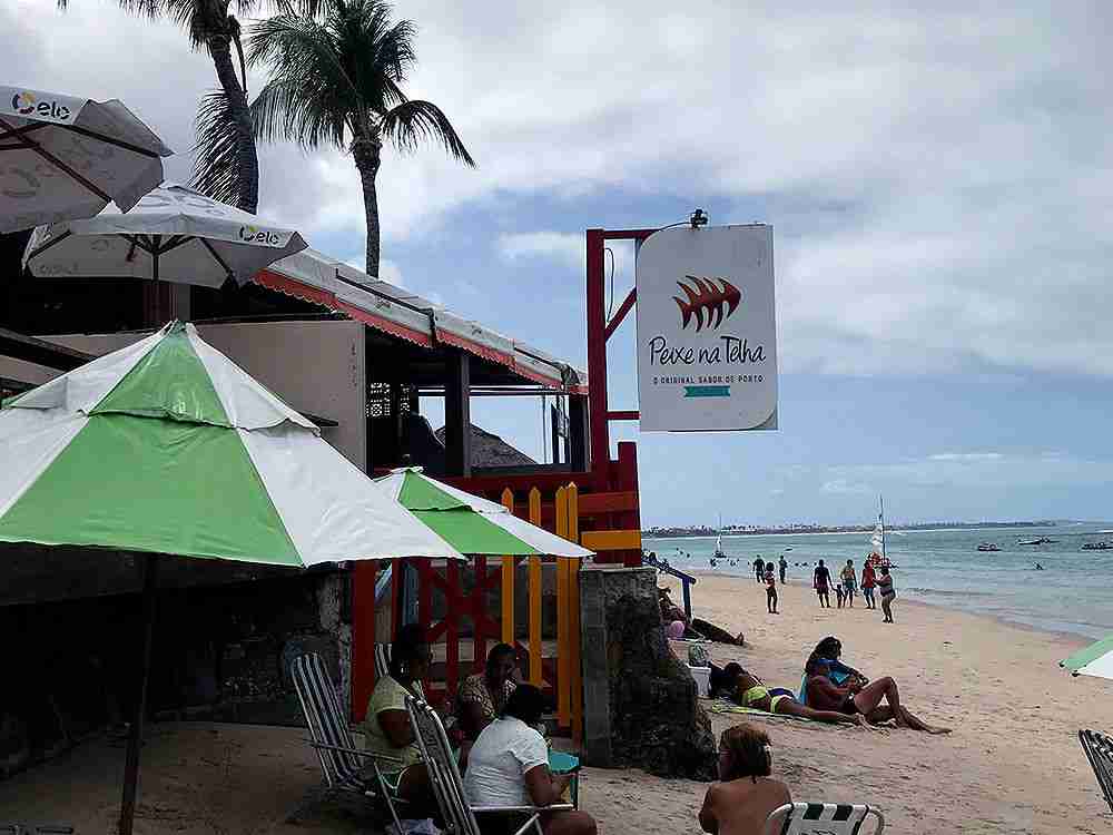 Peixe na Telha Porto de Galinhas