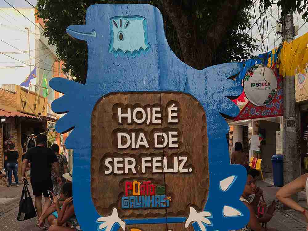 Placa de Porto de Galinhas