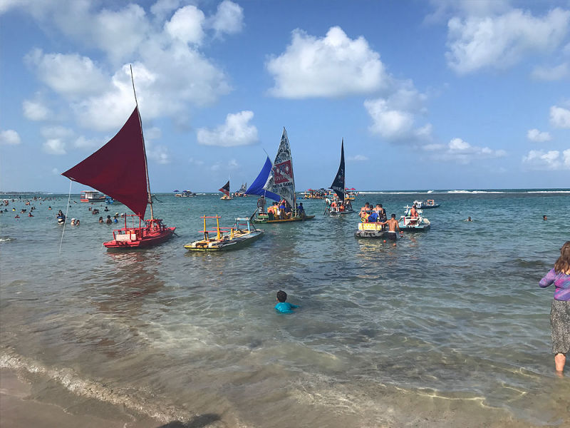 Jangadas de Porto de Galinhas