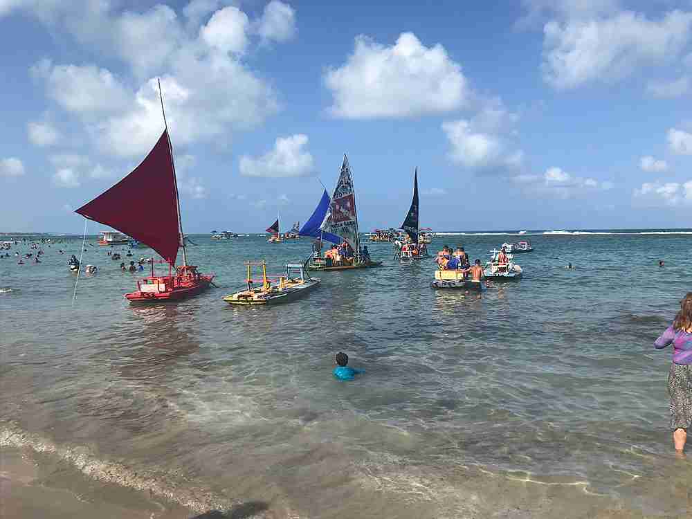 Jangadas de Porto de Galinhas