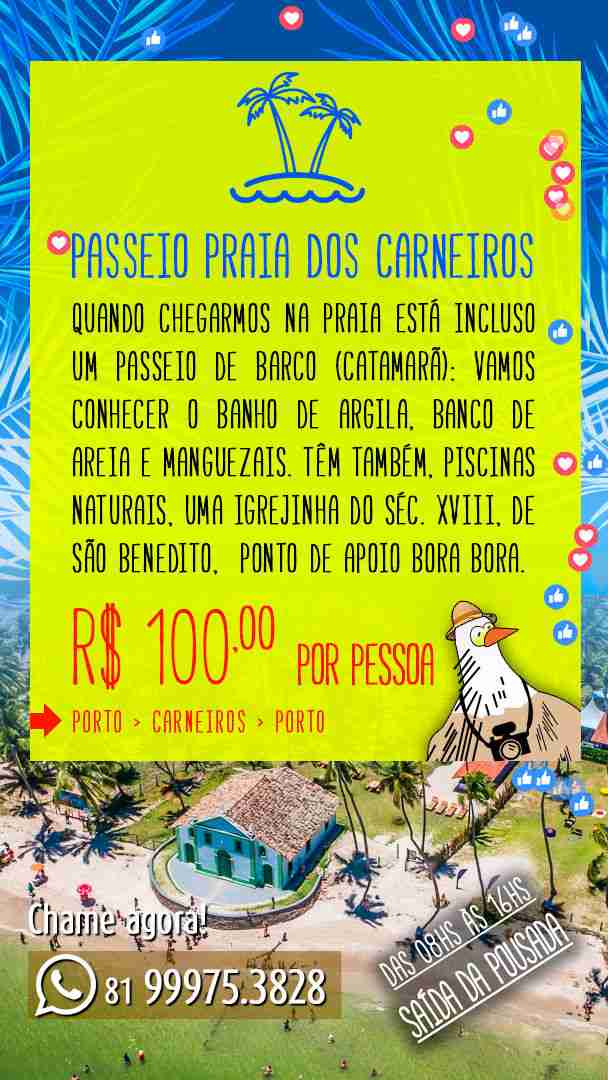 Passeio Praia dos Carneiros